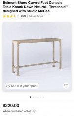Studio McGee Console Table