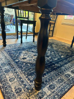 Farmhouse counter height Table & 8 counterheight chairs