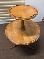Queen City Woodworks Walnut Lamp Table