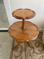 Queen City Woodworks Walnut Lamp Table