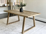 6FT X 3FT Solid Wood Modern Rustic Farmhouse Dining Table