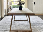 6FT X 3FT Solid Wood Modern Rustic Farmhouse Dining Table