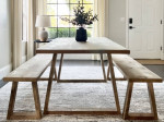 6FT X 3FT Solid Wood Modern Rustic Farmhouse Dining Table