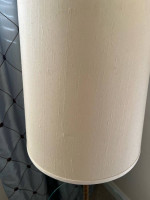 Midcentury Floor Lamp Table Glazed