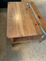 Ethan Allen Coffee Table, Broyhill Bench and End Table