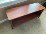 Ethan Allen Coffee Table, Broyhill Bench and End Table