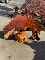 Beautiful old growth live edge table