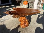 Beautiful old growth live edge table