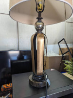 32" Bronze Contemporay Table Lamp