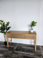 LIKE NEW - Unique Entry Table / Console Table with 3 drawer space