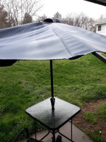Jearey 10ft Patio Umbrella (table w/chair optional)