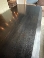 Rectangular  Modern Mahogany Finish Solid wood 10’ Dining Table