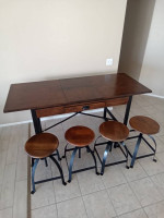 Wood Table Set
