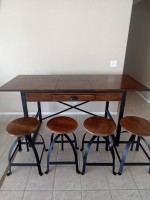 Wood Table Set