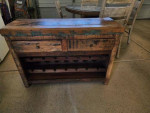 Dinning Table and Wine Rack Chest