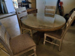 Dinning Table and Wine Rack Chest