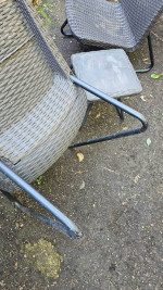 Yard Chairs and table