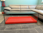 Irene Coffee Table w/ High Gloss Red from Scandinavian Designs