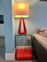 Irene Coffee Table w/ High Gloss Red from Scandinavian Designs