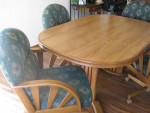 Table four chairs.