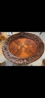 Early Victorian cherubs hand carved tea or coffee table beautiful