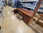 Marc Jacob's rolling coffee table with double sided cabinets & drawers