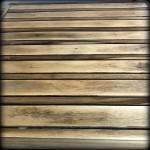 TALL HAND BUILT HARDWOOD TABLE