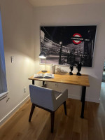 Solid real wood. Dining Table and Stools or Desk?