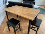 Solid real wood. Dining Table and Stools or Desk?