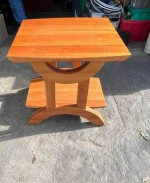 Modern End Table DHF NAT. Very sturdy end table.