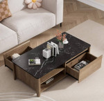 Firm Price! Brand New in a Box Modern Two Drawer Coffee Table