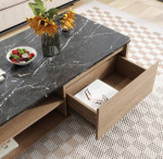 Firm Price! Brand New in a Box Modern Two Drawer Coffee Table