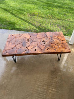 Teak Puzzle Coffee Table
