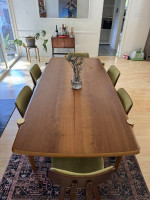 Anthropologie Mid Century Dining Table and Chairs $1100.00