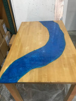 Epoxy River Kitchen Table