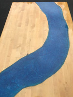 Epoxy River Kitchen Table