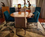 DINING ROOM TABLE WITH 6 CHAIRS
