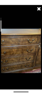 1940’s Antique Side Board Buffet Table. Dining room. Mahogany. Irwin.