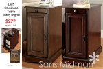 NEW IN BOX! Frazier Park Cherry Finish  Table Collection! $297