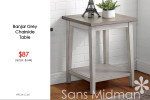 NEW IN BOX! Frazier Park Cherry Finish  Table Collection! $297