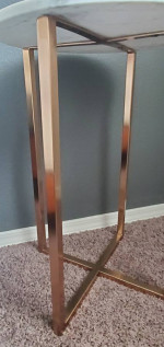 Modern Faux Marble side table
