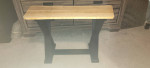 New, solid wood entry table or bench