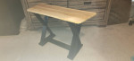 New, solid wood entry table or bench
