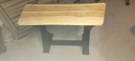 New, solid wood entry table or bench