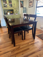 Wood Dining room Table dark