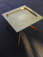 1953 very rare Hong Kong brass table unique worth $2400 sell $950 OBO