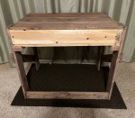 Rustic new nightstand or many use table solid pine sell $35 paid $200