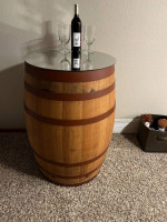 Wine Barrel Infinity Table