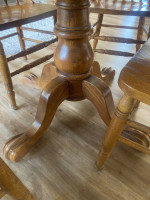 Dining kitchen table and chairs