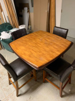 Dining table with four chairs
